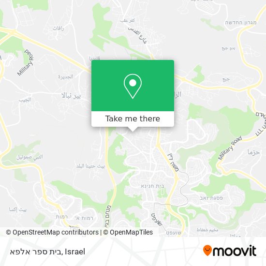 בית ספר אלפא map