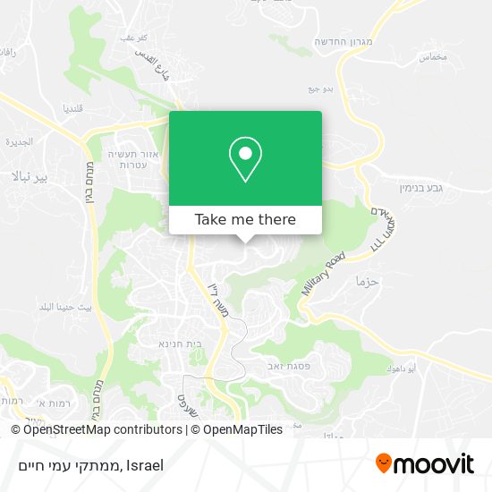 ממתקי עמי חיים map