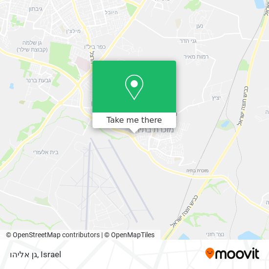 גן אליהו map