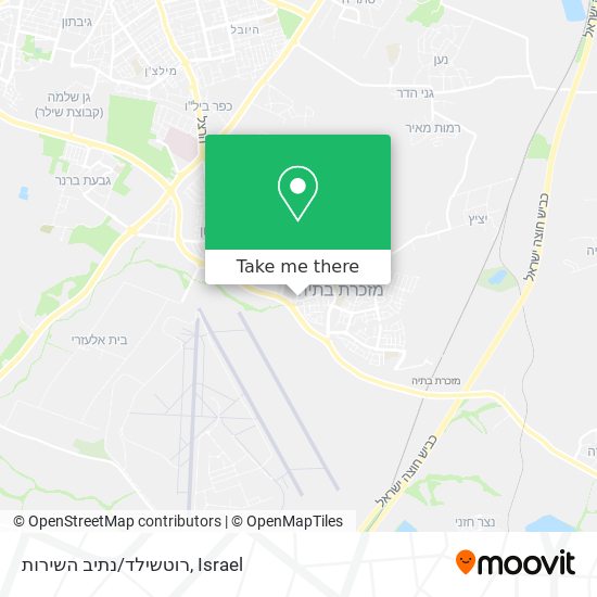 רוטשילד/נתיב השירות map