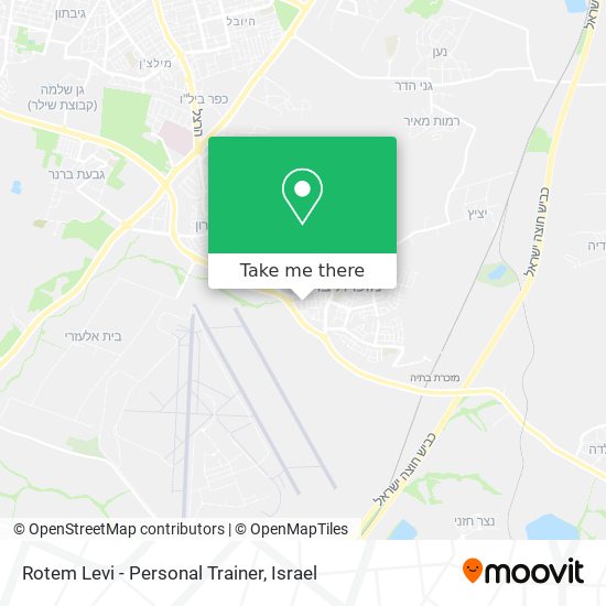 Rotem Levi - Personal Trainer map