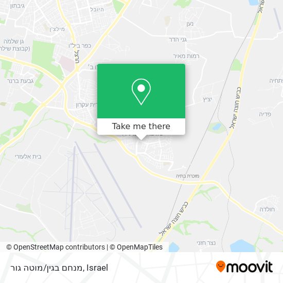 מנחם בגין/מוטה גור map