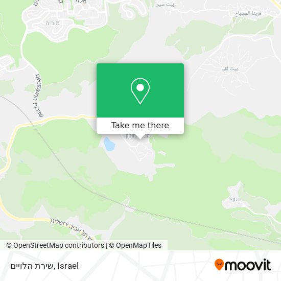 שירת הלויים map