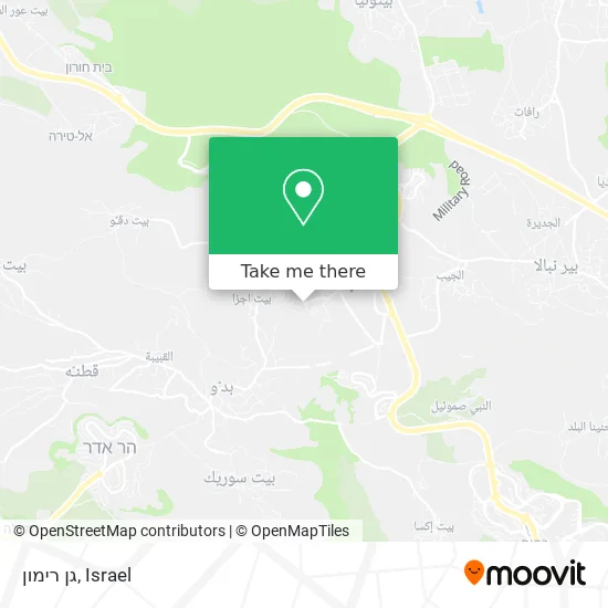 Карта גן רימון