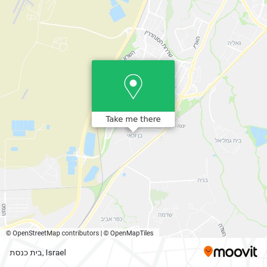 בית כנסת map