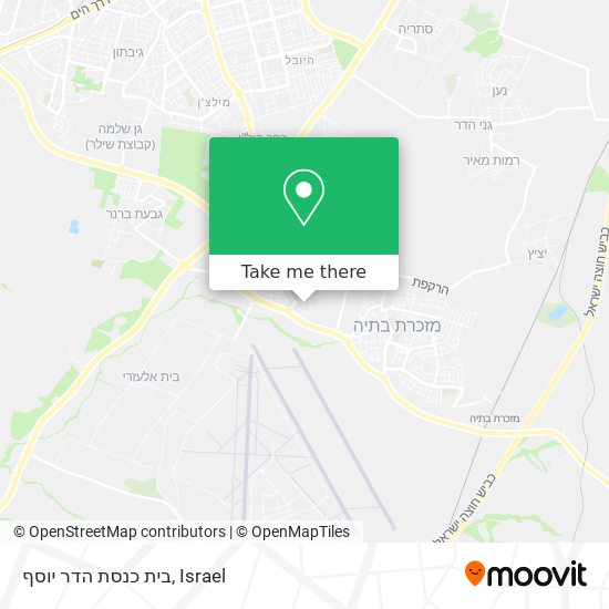 בית כנסת הדר יוסף map