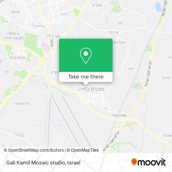 Gali Kamil Mosaic studio map