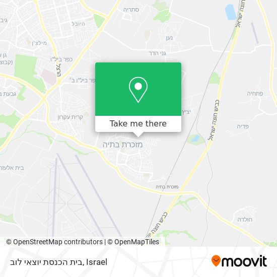 בית הכנסת יוצאי לוב map