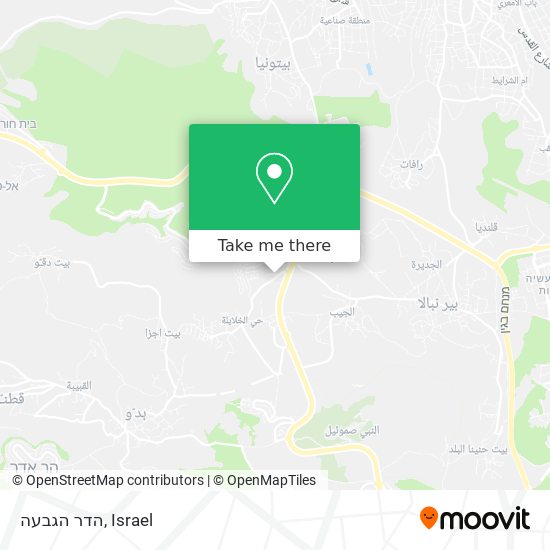 הדר הגבעה map