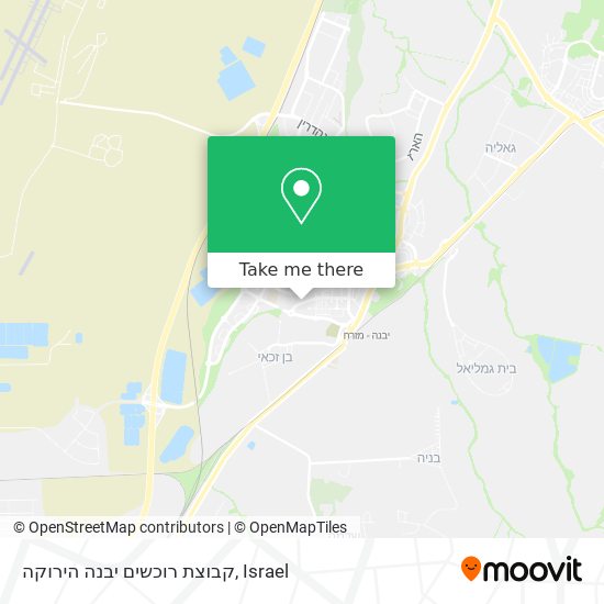 Карта קבוצת רוכשים יבנה הירוקה