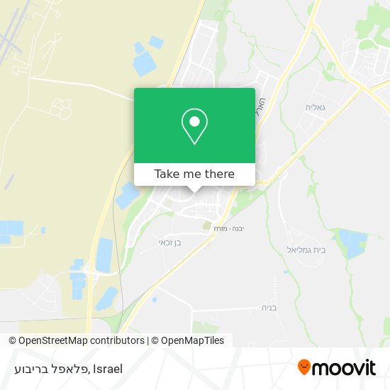 פלאפל בריבוע map