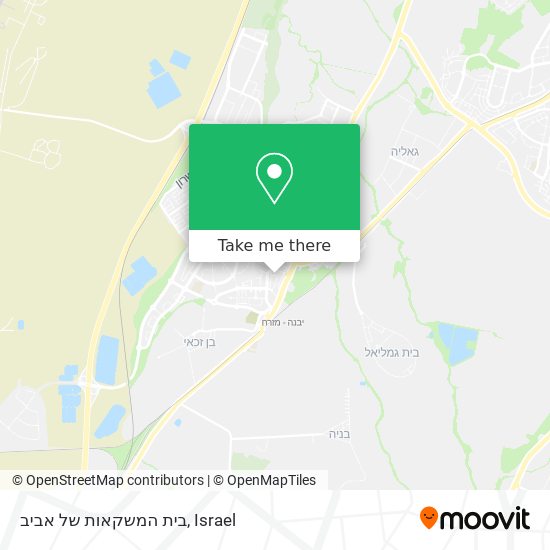 Карта בית המשקאות של אביב