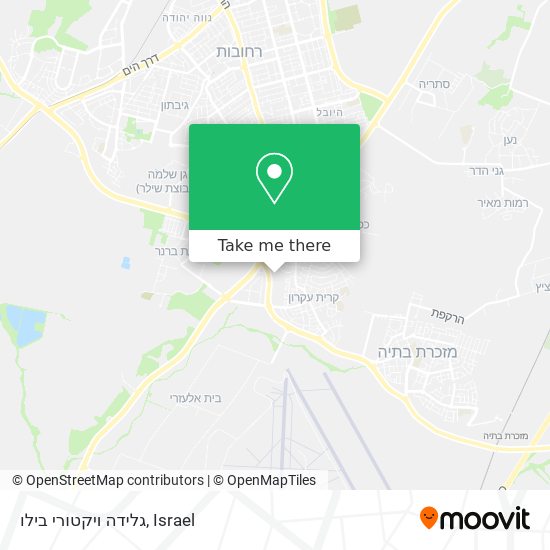 גלידה ויקטורי בילו map