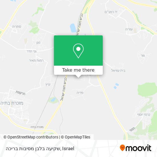 שקיעה בלבן מסיבות בריכה map