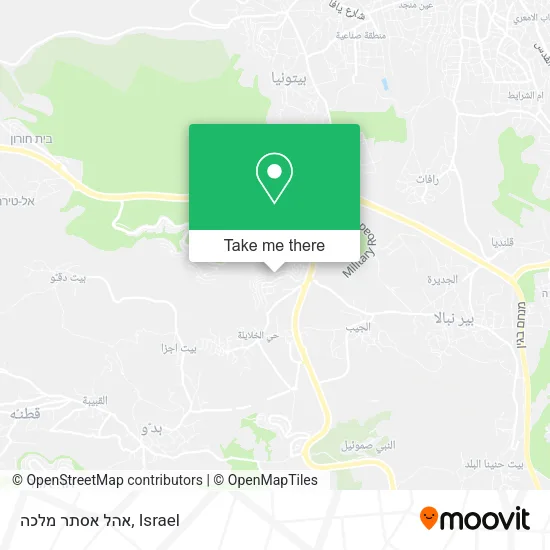 אהל אסתר מלכה map