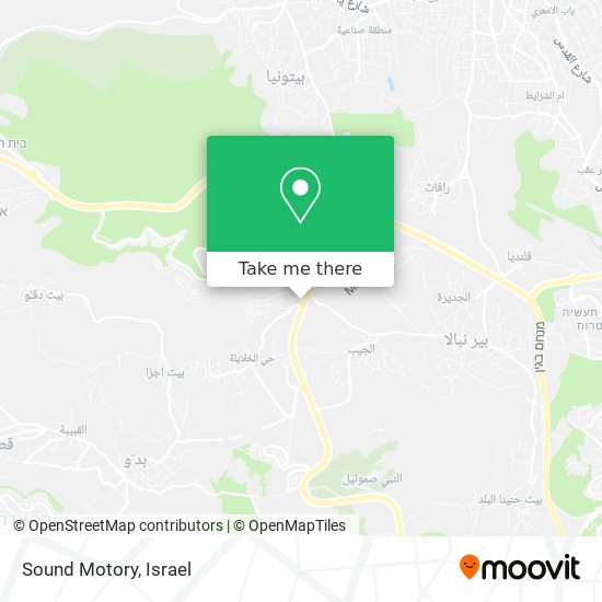 Sound Motory map