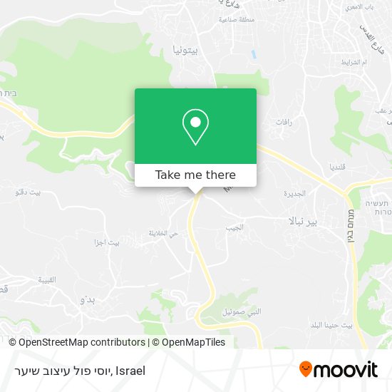 יוסי פול עיצוב שיער map