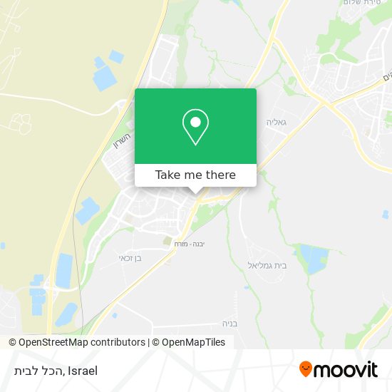 הכל לבית map