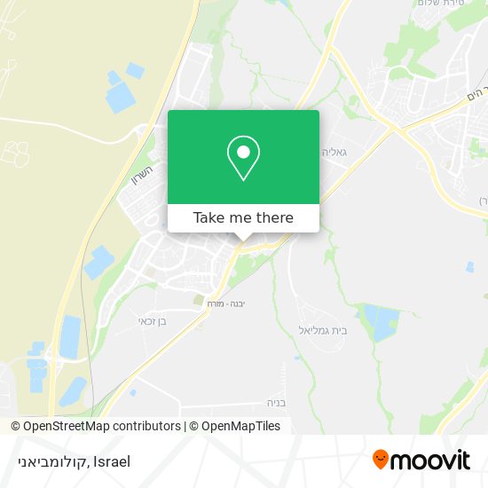 קולומביאני map