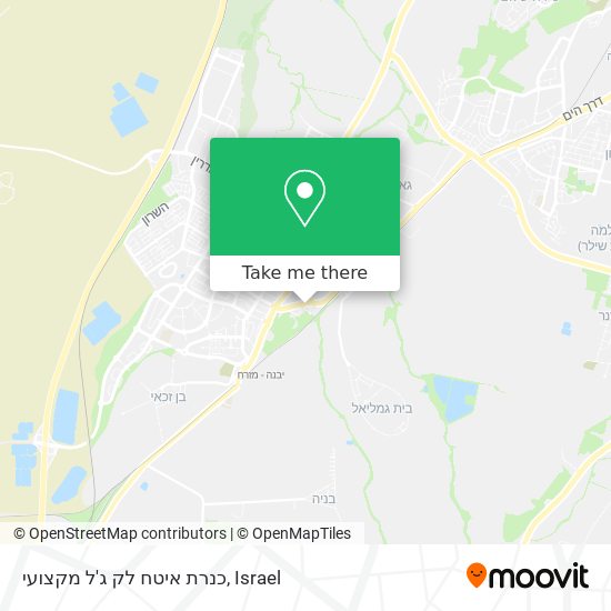 כנרת איטח לק ג'ל מקצועי map