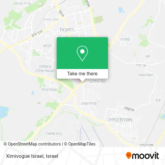 Карта Ximivogue Israel