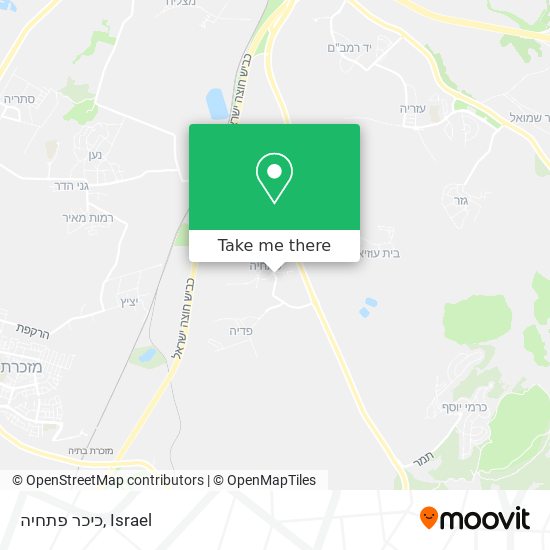 כיכר פתחיה map