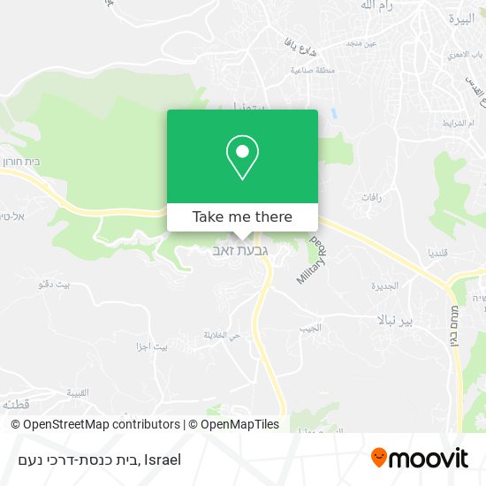 בית כנסת-דרכי נעם map