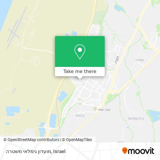 מועדון גימלאי משטרה map