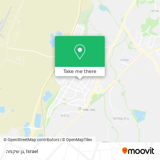 גן שקמה map