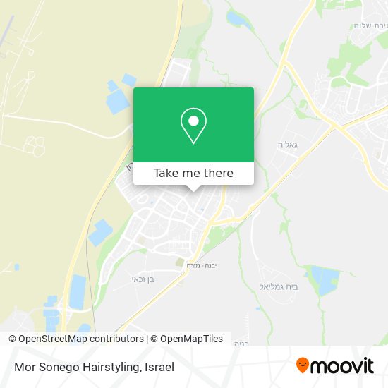Mor Sonego Hairstyling map