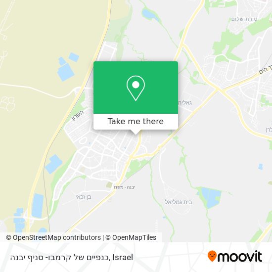 כנפיים של קרמבו- סניף יבנה map