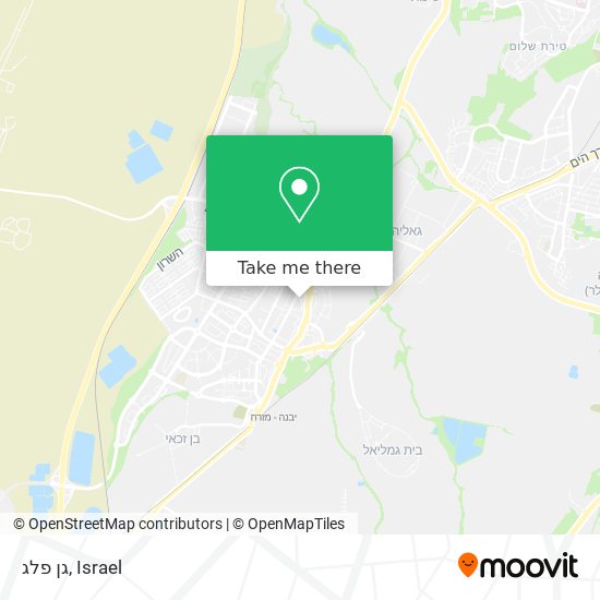 גן פלג map