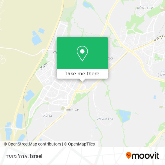 אהל מועד map