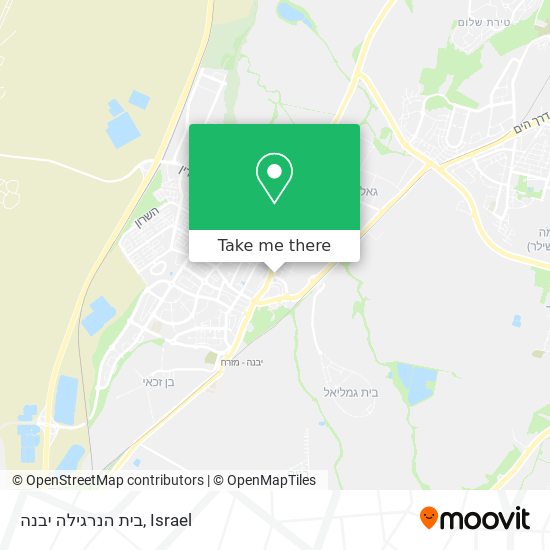 בית הנרגילה יבנה map