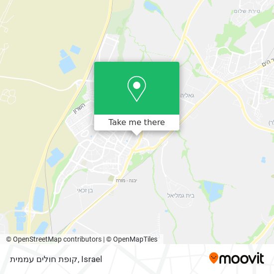 קופת חולים עממית map