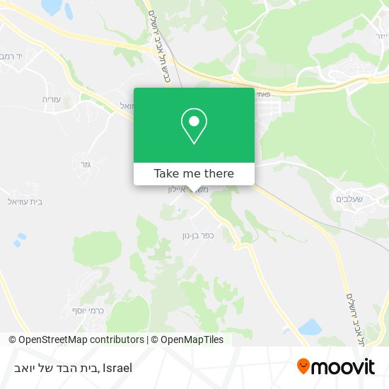 בית הבד של יואב map