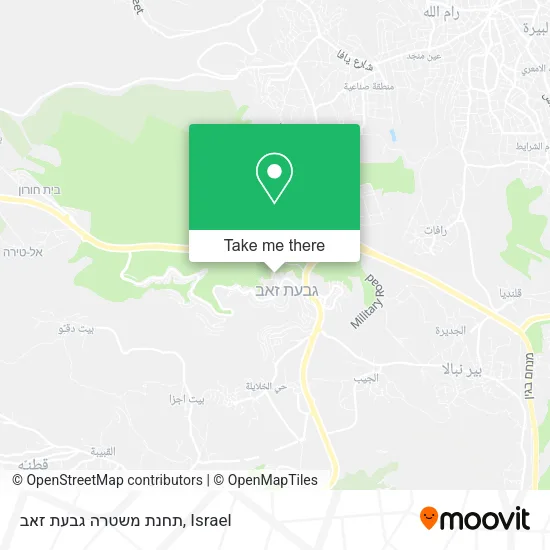 תחנת משטרה גבעת זאב map