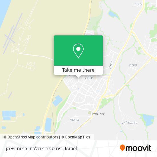 בית ספר ממלכתי רמות ויצמן map