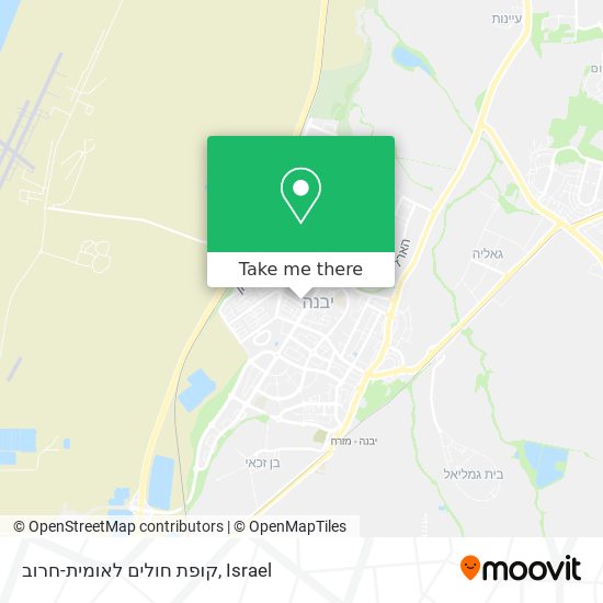 קופת חולים לאומית-חרוב map