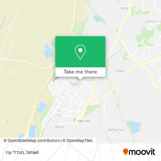 מגדל עוז map