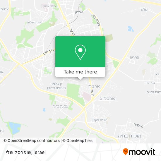 שופרסל שלי map