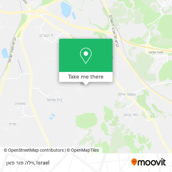 Карта וילה פור פאן