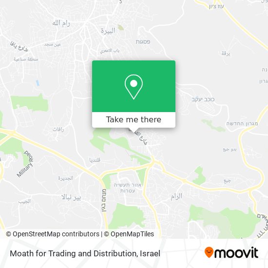 Moath for Trading and Distribution map