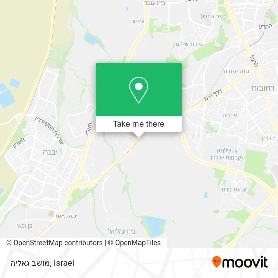 Карта מושב גאליה