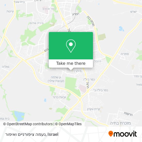 נעמה ציפורניים ואיפור map