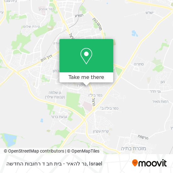 נר להאיר - בית חב ד רחובות החדשה map