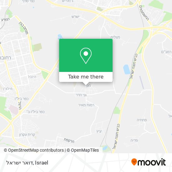 דואר ישראל map