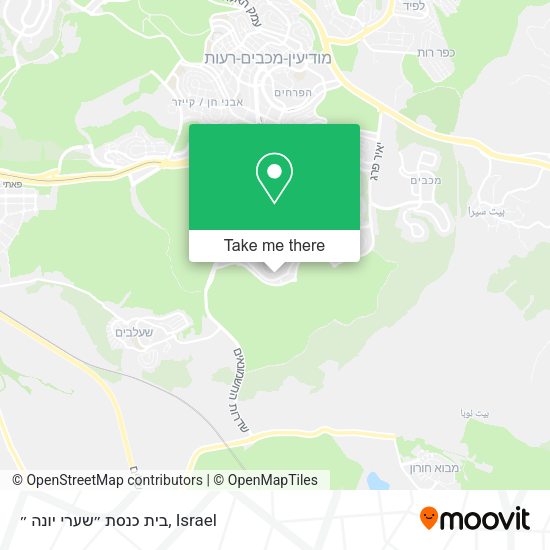 בית כנסת ״שערי יונה ״ map