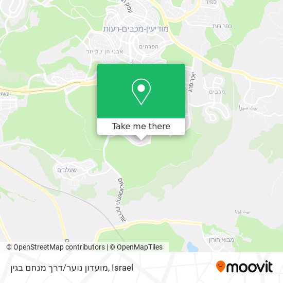 מועדון נוער/דרך מנחם בגין map