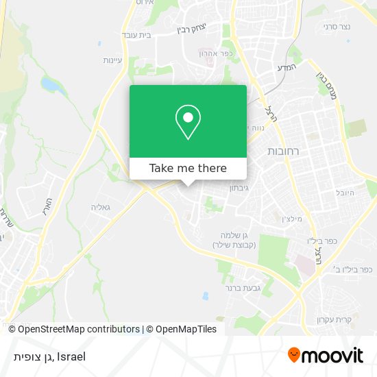 גן צופית map